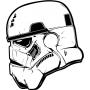 Trooper Side Face- Star Wars