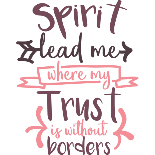 Spirit Lead Me - Christian Bible Verse