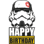 Stormtrooper Greetings Happy Birthday - Star Wars