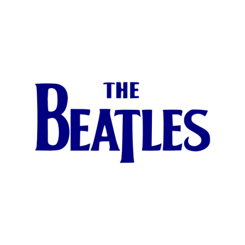 Blue Logo - The Beatles